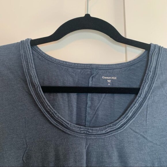 Garnet Hill Blue Dress Size Small - Picture 2 of 11